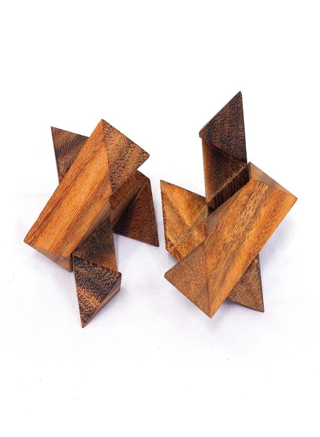 Mittimate Wooden Star Cube Puzzle for Kids Age 6+ Years I Brain Teaser (Development) Cube Puzzle Game Enhances Concentration & Problem Solving Skills - Image 5